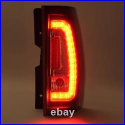 HECASA For 2007-2014 Chevy Tahoe Suburban LED Tail Lights Sequential Signal Lamp