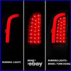 HECASA LED Tube Tail Lights Black Lamps Left+Right For Toyota Tacoma 2005-2015 HECASA LED Tube Tail Lights Black Lamps Left+Right For Toyota Tacoma 2005-2015