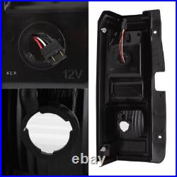 Hummer H3 06-10 Black LED Rear Tail Brake Lights Left & Right Side