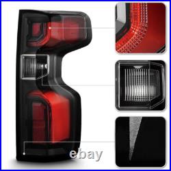 (Incandescent Update LED) Rear Tail Light For Chevy Silverado 1500 2019-2023