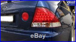 JDM Clear Red LED Tail Lights for 99-05 LEXUS IS200 IS300 Toyota Altezza