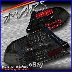 JDM Smoked Black LED Tail Lights Taillight for MITSUBISHI LANCER CH SEDAN 03-07