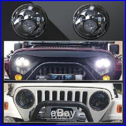 Jeep Wrangler JK 7 LED Headlight Fog Turn Signal Light Tail Lights Combo Kit