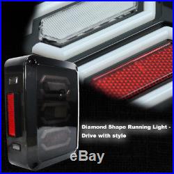 Jeep Wrangler JK LED Tail Lights Turn Signal Reverse+ 3rd Rear High Brake Lights