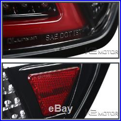 Jet BlackFor 2006-2008 Lexus IS250 IS350 Full LED Rear Tail Lights Brake Lamps
