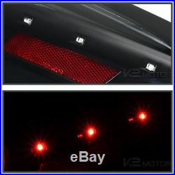 Jet Black Fits 2010-2015 Hyundai Genesis Coupe 2Dr LED Sequential Tail lights