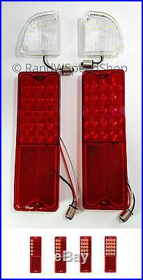 Kit 67-72 Chevy GMC Truck Fleetside LED Reverse Lamps & Sequential Tail Lights