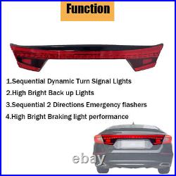 Kspeed LED Rear Tail Lights Brake Dynamic Signal Lamp For 2018-2021 Honda Accord
