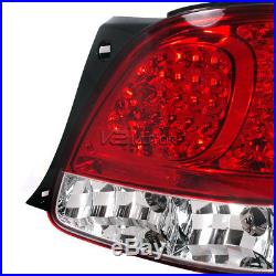LED 98-05 Lexus GS300 GS400 GS430 Red Clear Tail Lights Rear Brake Lamps Pair