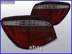 LED BAR Rear Tail lights For BMW E60 03-07 RED SMOKE