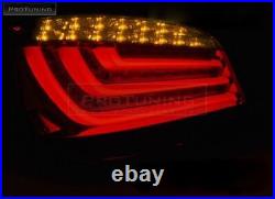 LED BAR Rear Tail lights For BMW E60 03-07 RED SMOKE