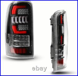 LED Bar Fit 2000-2006 Chevy GMC Suburban Tahoe Yukon Black Clear Tail Lights