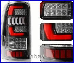 LED Bar Fit 2000-2006 Chevy GMC Suburban Tahoe Yukon Black Clear Tail Lights