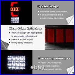 LED Bar Fit 2000-2006 Chevy GMC Suburban Tahoe Yukon Black Clear Tail Lights