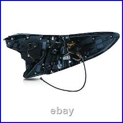 LED Black Tail Lights for Toyota C-HR 2018-2022 Animation Rear Lamps Assembly