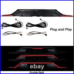 LED Brake Breathing Light Dynamic Signal Trunk Lamp For 2019-2023 Toyota RAV4