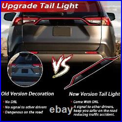 LED Brake Breathing Light Dynamic Signal Trunk Lamp For 2019-2023 Toyota RAV4