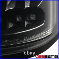 LED Brake Tail Lights Fit 2007-2014 Chevy Silverado 1500 2500 3500HD Black 07-14