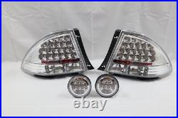 LED CLEAR Tail Lights+Rear Trunk Led Lights For LEXUS IS200 IS300 98-05