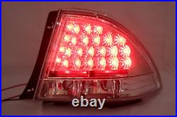 LED CLEAR Tail Lights+Rear Trunk Led Lights For LEXUS IS200 IS300 98-05