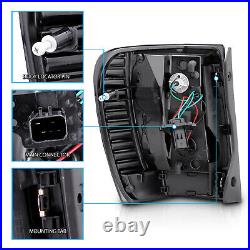 LED C Light99-04 For Jeep Grand Cherokee Smoke Black Brake Tail Lights Pair
