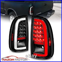 LED C Light Bar For 2000 2006 Toyota Tundra Pickup LED Black Tail Lights Set