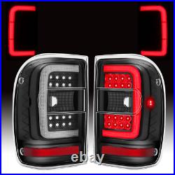 LED C Light Bar For Ford Ranger 2001-2011 Black Housing LED Tail Lights Lamps