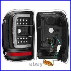 LED C Light Bar For Ford Ranger 2001-2011 Black Housing LED Tail Lights Lamps