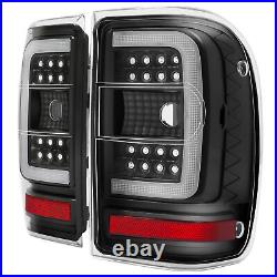 LED C Light Bar For Ford Ranger 2001-2011 Black Housing LED Tail Lights Lamps