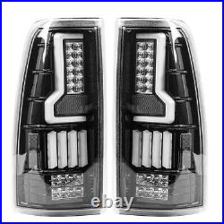LED Clear Tail Lights for 99-06 Chevy Silverado/99-02 GMC Sierra 1500 2500 3500