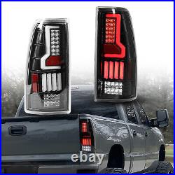 LED Clear Tail Lights for 99-06 Chevy Silverado/99-02 GMC Sierra 1500 2500 3500