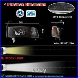 LED Corner Headlights & LED Tail Lights For 1994-2001 Dodge Ram 1500 2500 3500