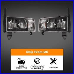 LED Corner Headlights & LED Tail Lights For 1994-2001 Dodge Ram 1500 2500 3500