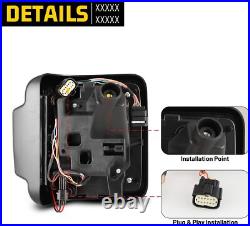 LED DRL Sequential Tail Lights For Jeep Wrangler 2018-2025 JL JLU Rear Lamps