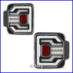 LED DRL Sequential Tail Lights For Jeep Wrangler 2018-2025 JL JLU Rear Lamps LED DRL Sequential Tail Lights For Jeep Wrangler 2018-2025 JL JLU Rear Lamps