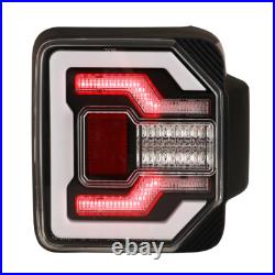 LED DRL Sequential Tail Lights For Jeep Wrangler 2018-2025 JL JLU Rear Lamps LED DRL Sequential Tail Lights For Jeep Wrangler 2018-2025 JL JLU Rear Lamps