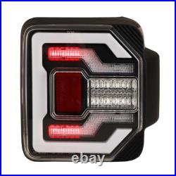 LED DRL Sequential Tail Lights For Jeep Wrangler 2018-2025 JL JLU Rear Lamps