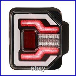 LED DRL Sequential Tail Lights For Jeep Wrangler 2018-2025 JL JLU Rear Lamps