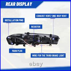 LED DRL Tail Lights For 2016-2018 Chevrolet Camaro Rear Brake Lamp withSequential