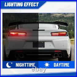 LED DRL Tail Lights For 2016-2018 Chevrolet Camaro Rear Brake Lamp withSequential