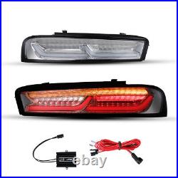 LED DRL Tail Lights For 2016-2018 Chevrolet Camaro Rear Brake Lamp withSequential