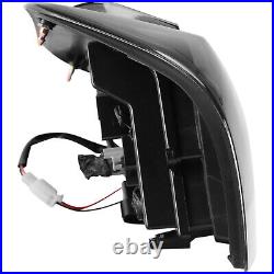 LED DRL Tail Lights PAIR for 2014-2021 Toyota Tundra Rear Brake Lamp Black Smoke