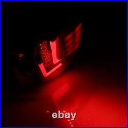 LED DRL Tail Lights PAIR for 2014-2021 Toyota Tundra Rear Brake Lamp Black Smoke