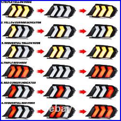 LED Euro Tail Lights for Ford Mustang 2015-2023 Animation Sequential Rear Lamps