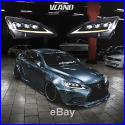 LED Headlights For 2006-2012 Lexus IS 250 350 ISF LED Projector Headlights