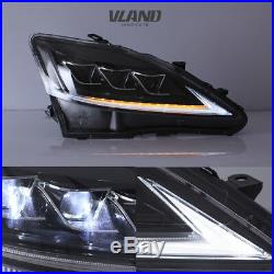 LED Headlights For 2006-2012 Lexus IS 250 350 ISF LED Projector Headlights