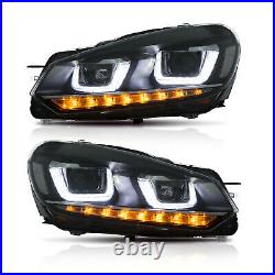 LED Headlights+Tail Light Fit For VOLKSWAGEN VW Golf 6 MK6 GTI 2010-2014