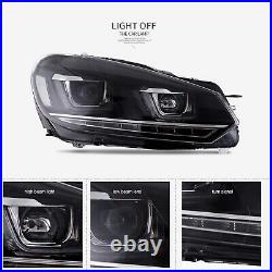 LED Headlights+Tail Light Fit For VOLKSWAGEN VW Golf 6 MK6 GTI 2010-2014