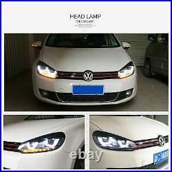 LED Headlights+Tail Light Fit For VOLKSWAGEN VW Golf 6 MK6 GTI 2010-2014