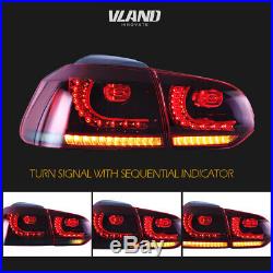 LED Headlights & Tail Lights Fit For VW VOLKSWAGEN Golf MK6 6 GTI 2010-2014